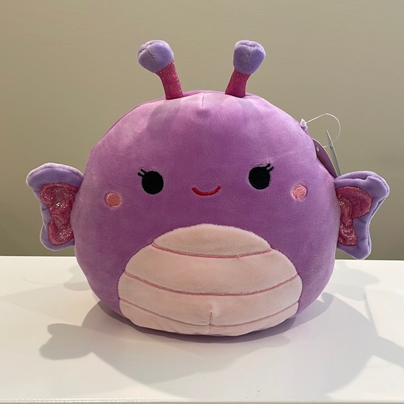 Squishmallows Toys Nwt 7 Brenda The Purple Butterfly Squishmallow